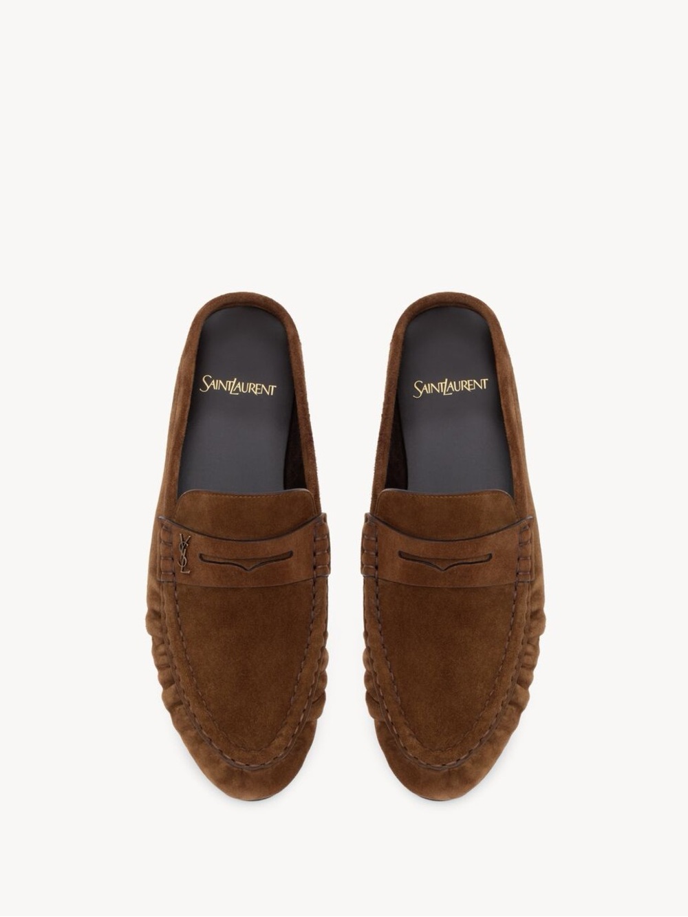 Saint Laurent Le Loafer suede slippers It38 - Picture 3 of 10